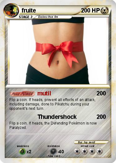 Pokemon fruite