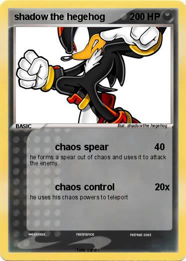 Pokemon shadow the hegehog