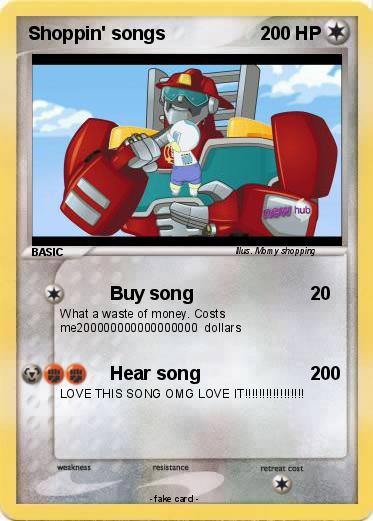 Pokemon Shoppin' songs
