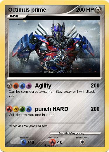 Pokemon Octimus prime