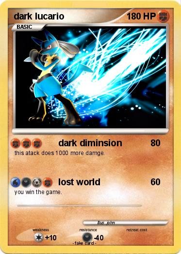 Pokemon dark lucario
