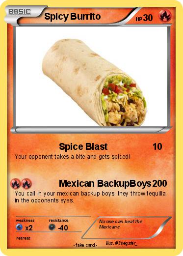 Pokemon Spicy Burrito