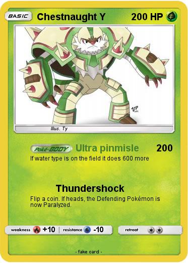 Pokemon Chestnaught Y