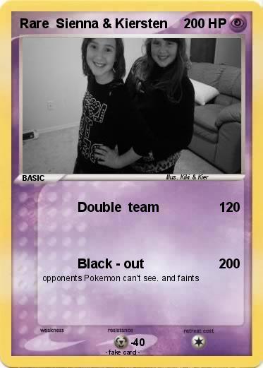 Pokemon Rare  Sienna & Kiersten