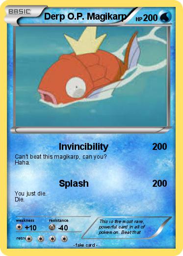 Pokemon Derp O.P. Magikarp