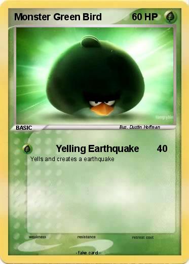 Pokemon Monster Green Bird
