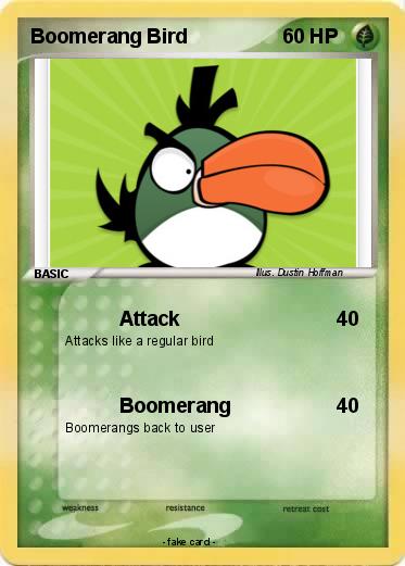 Pokemon Boomerang Bird