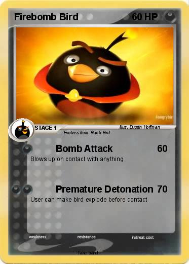 Pokemon Firebomb Bird
