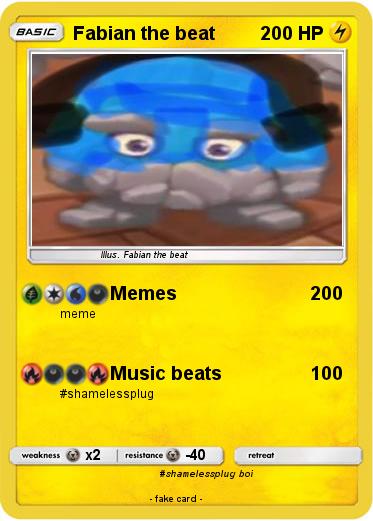 Pokemon Fabian the beat