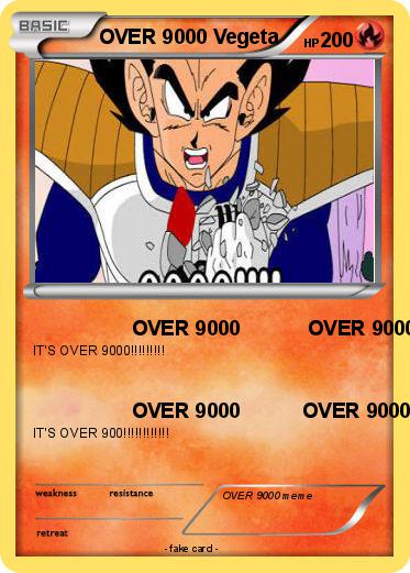 Pokemon OVER 9000 Vegeta