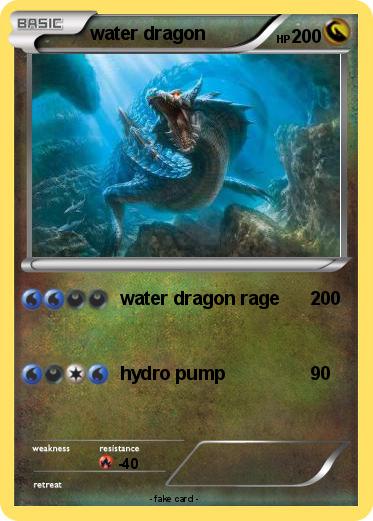 Pokemon water dragon