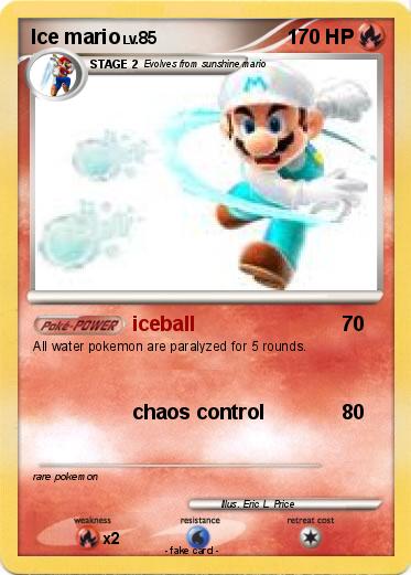 Pokemon Ice mario