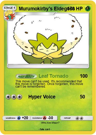 Pokemon Murumokirby's Eldegoss