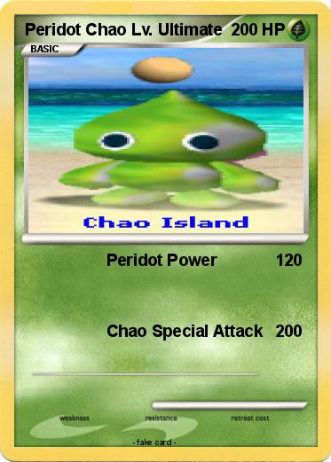 Pokemon Peridot Chao Lv. Ultimate