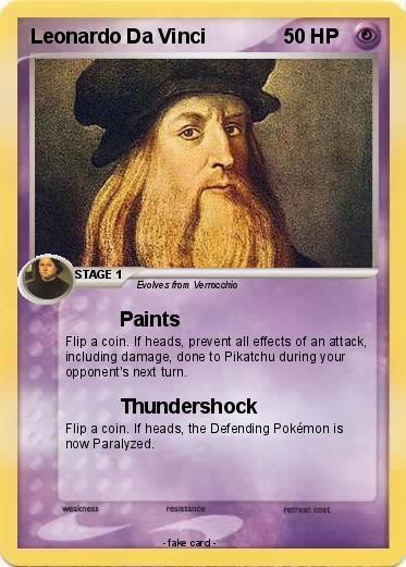 Pokemon Leonardo Da Vinci