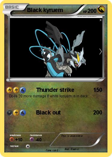 Pokemon Black kyruem