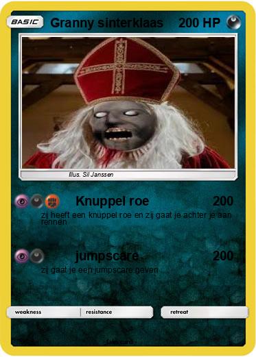 Pokemon Granny sinterklaas
