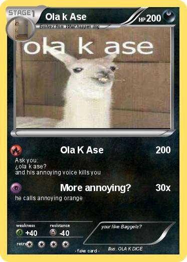Pokemon Ola k Ase