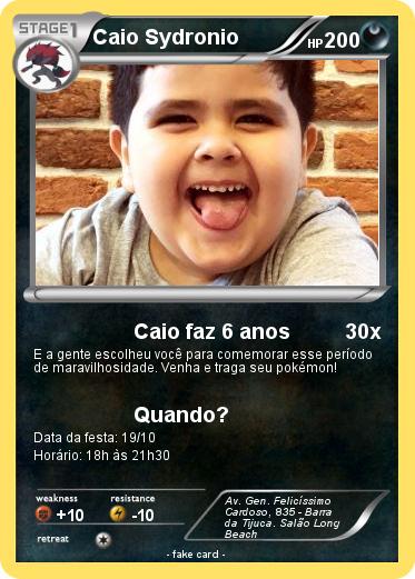 Pokemon Caio Sydronio