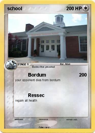 Pokemon school