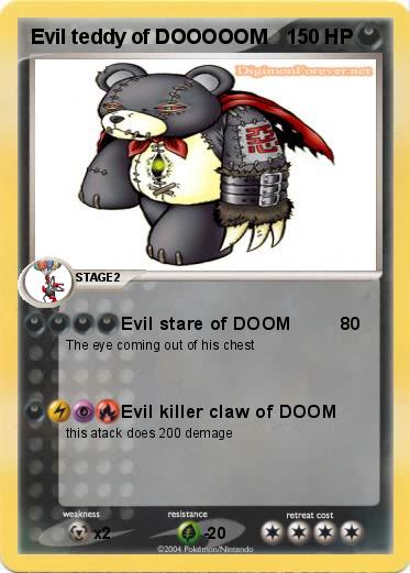 Pokemon Evil teddy of DOOOOOM
