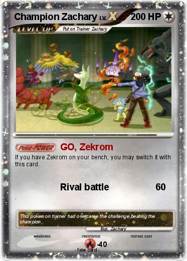 Pokemon Champion Zachary