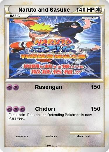Pokemon Naruto and Sasuke