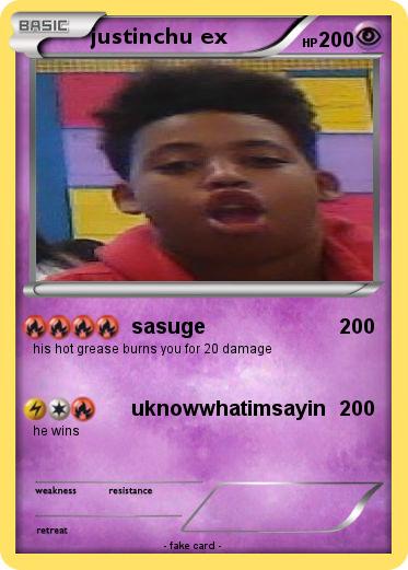 Pokemon justinchu ex