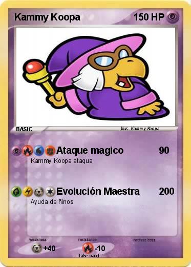 Pokemon Kammy Koopa