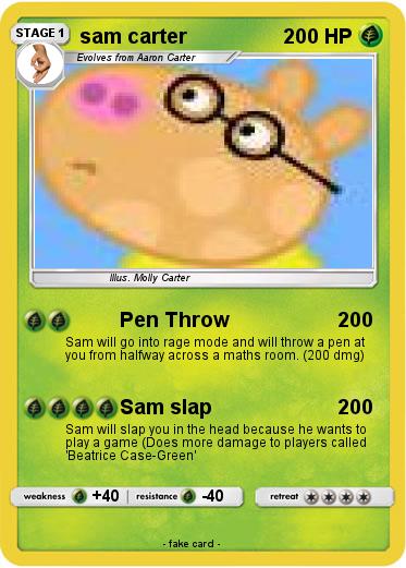 Pokemon sam carter