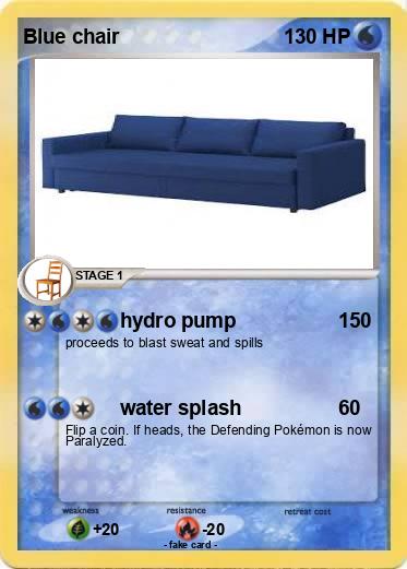Pokemon Blue chair