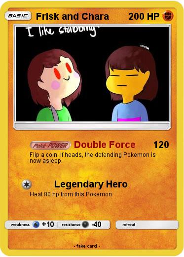 Pokemon Frisk and Chara