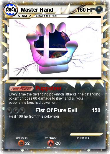 Pokemon Master Hand Pokemon Master Hand