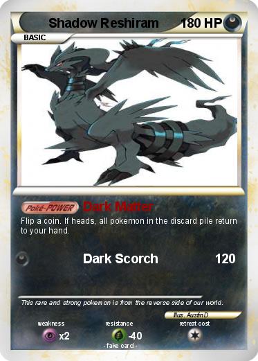 Pokemon Shadow Reshiram