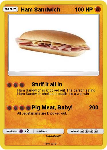 Pokemon Ham Sandwich