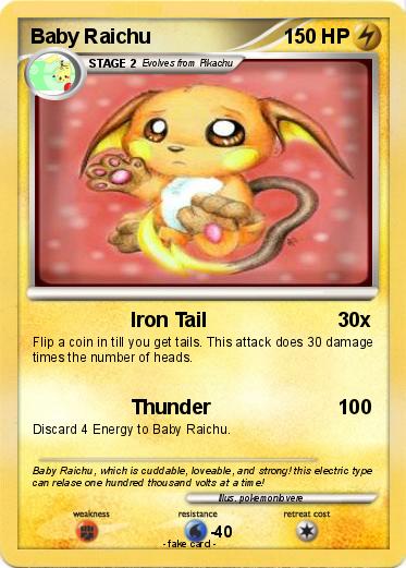 Pokemon Baby Raichu