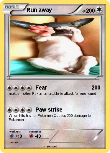 Pokemon Run away