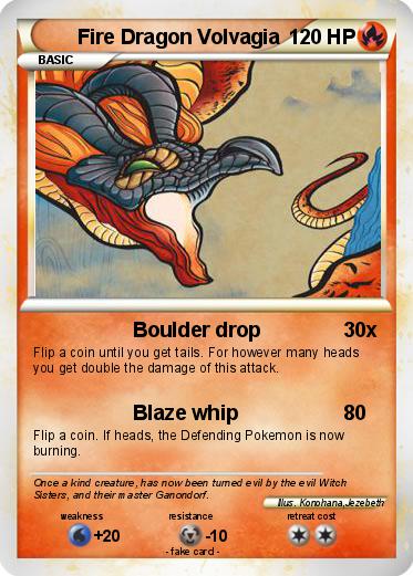 Pokemon Fire Dragon Volvagia