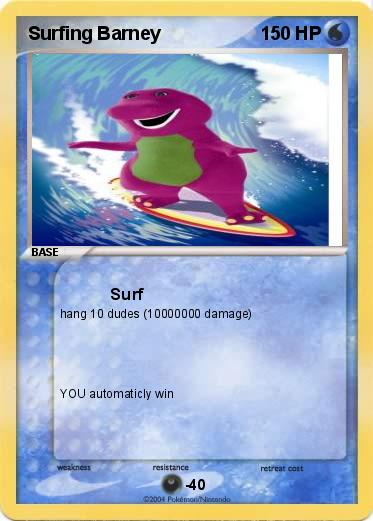 Pokemon Surfing Barney