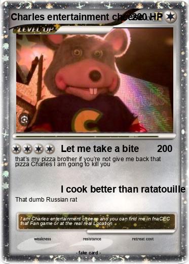 Pokemon Charles entertainment cheese