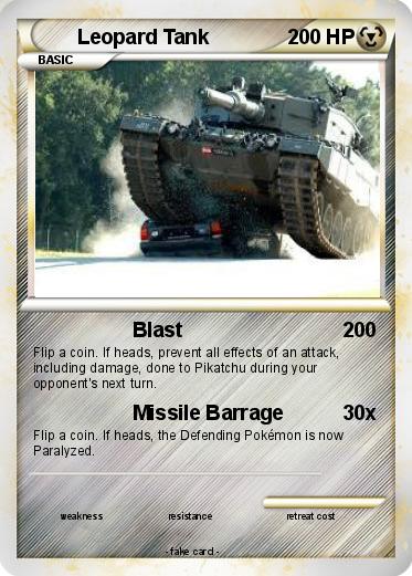 Pokemon Leopard Tank