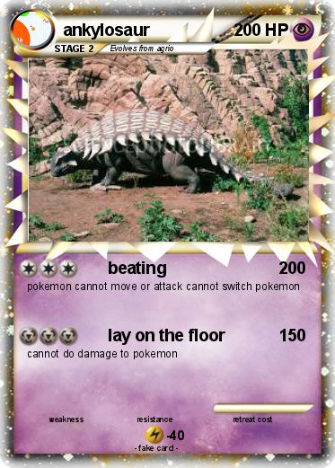 Pokemon ankylosaur