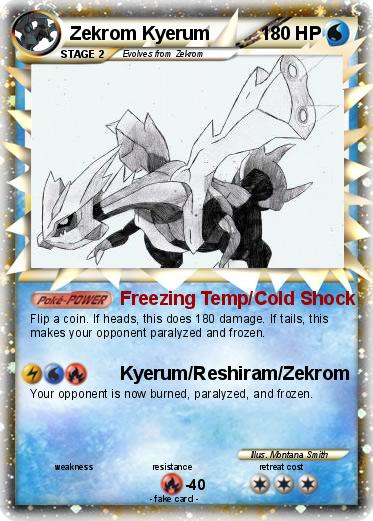 Pokemon Zekrom Kyerum