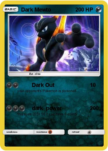 Pokemon Dark Mewto