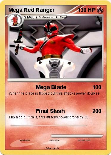 Pokemon Mega Red Ranger