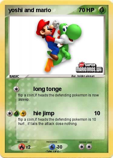 Pokemon yoshi and mario