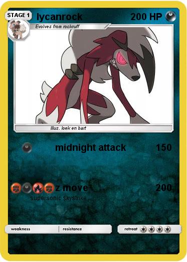 Pokemon lycanrock