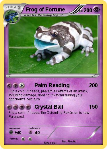 Pokemon Frog of Fortune