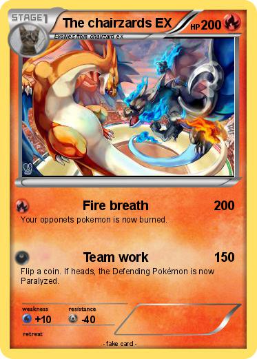 Pokemon The chairzards EX