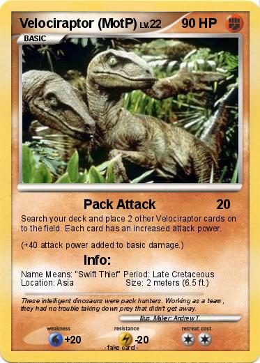 Pokemon Velociraptor (MotP)